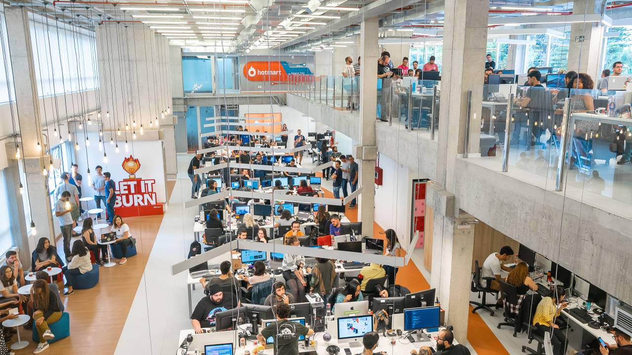 Foto do escritório da Hotmart em Belo Horizonte